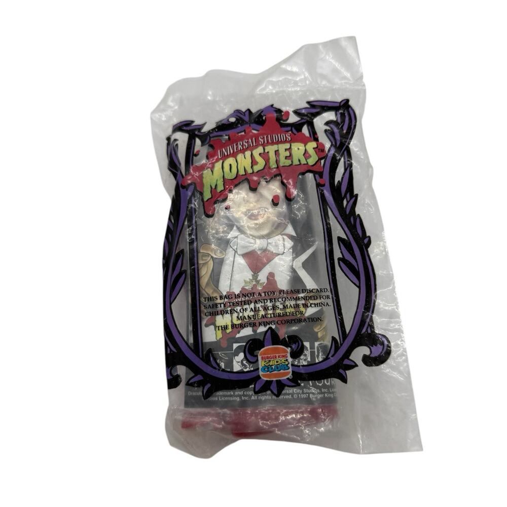 Burger King 1997 Universal Monsters Dracula Figure Sealed